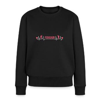 Podologue - Pull Premium bio Femme - noir - Devant - Julia (174cm)