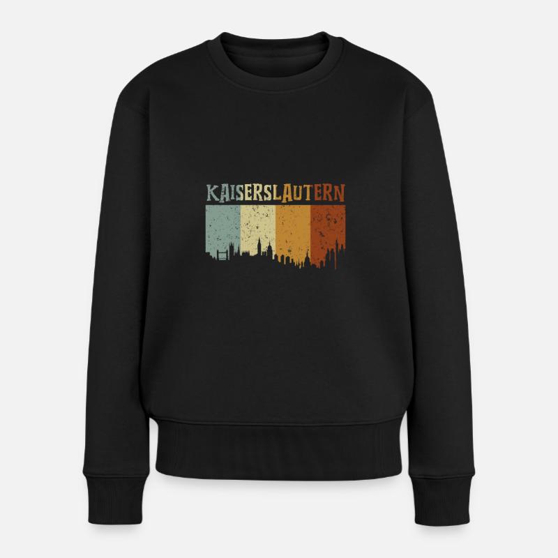 Kaiserslautern - Frauen Premium Bio Pullover - Schwarz