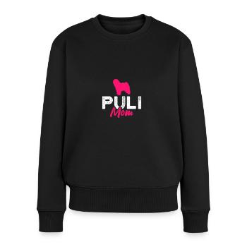Puli maman - Pull Premium bio Femme - noir - Devant - Julia (174cm)