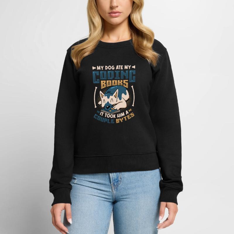Hund Bytes Code Computer Scherz Programmierung Frauen Premium Bio Pullover