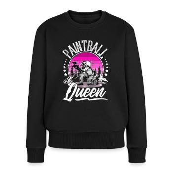 Paintball - Women's Premium Organic Jumper - black - Front - Julia (174cm)