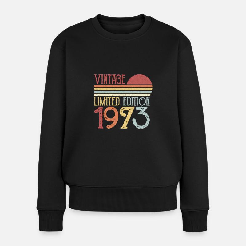 1973 Édition limitée - Pull Premium bio Femme - noir