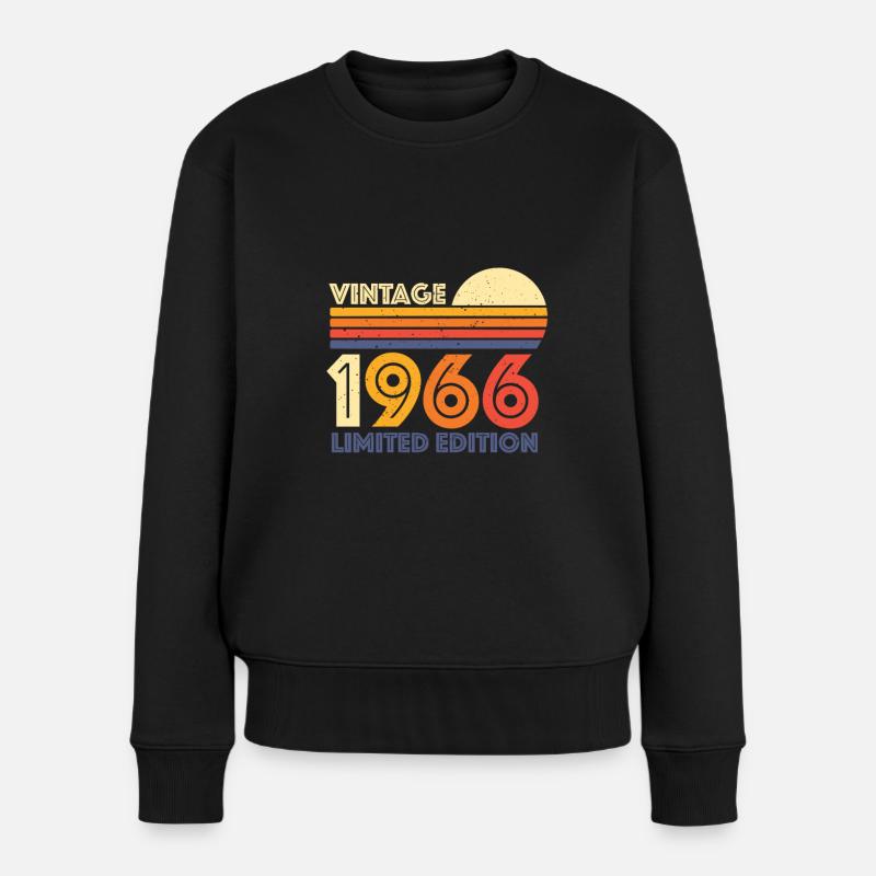 Édition limitée de 1966 - Pull Premium bio Femme - noir