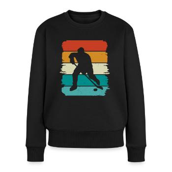 Eishockey Hockey sur glace - Pull Premium bio Femme - noir - Devant - Julia (174cm)