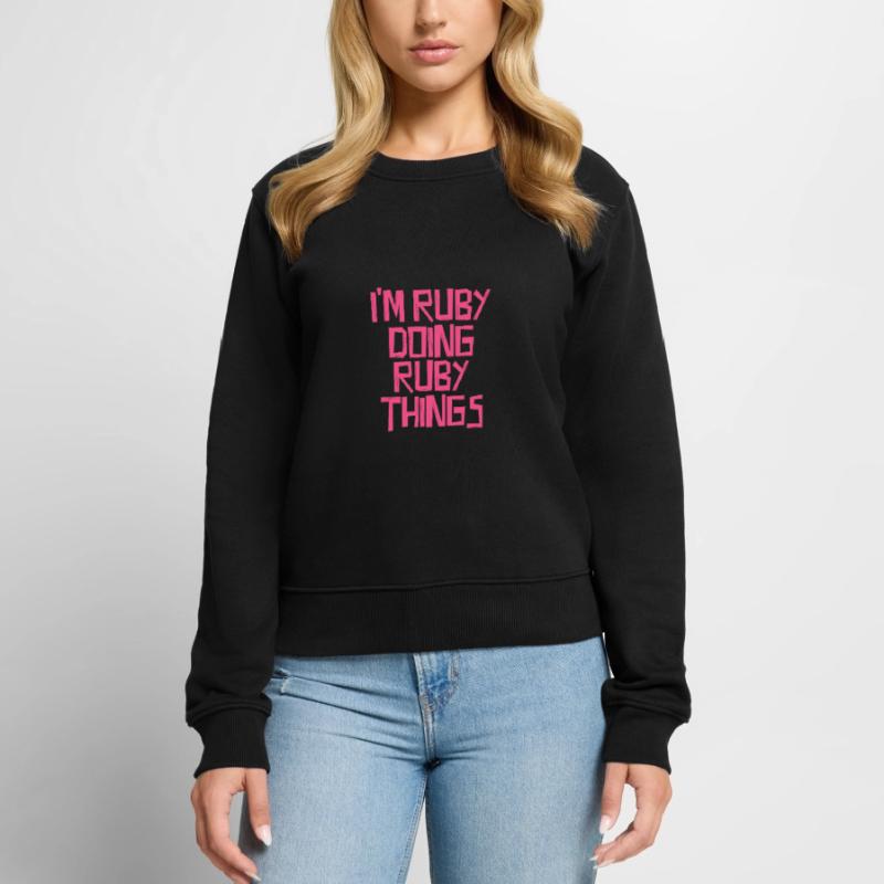 Je suis Ruby en train de faire des choses Ruby Pull Premium bio Femme