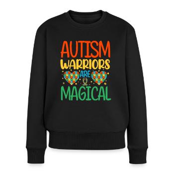 Autism Autistic - Women's Premium Organic Jumper - black - Front - Julia (174cm)