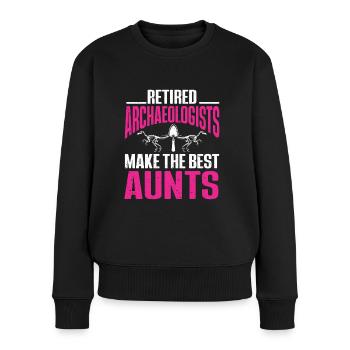 Archaeologist Gift Archaeology - Women's Premium Organic Jumper - black - Front - Julia (174cm)