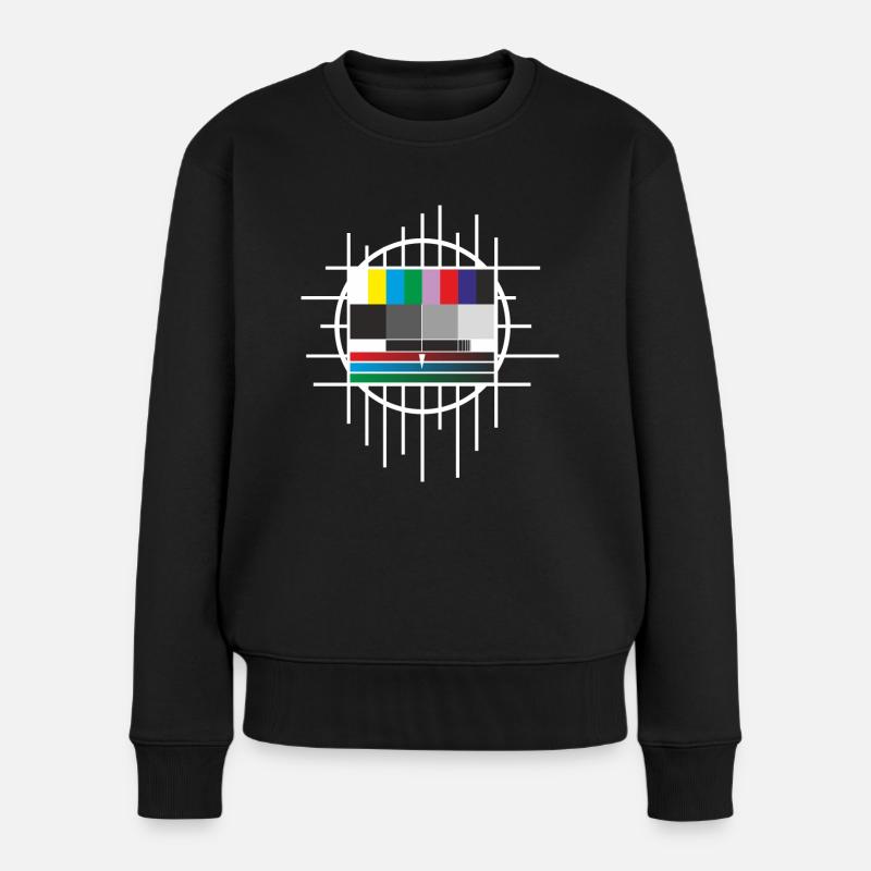 Testbild - Frauen Premium Bio Pullover - Schwarz
