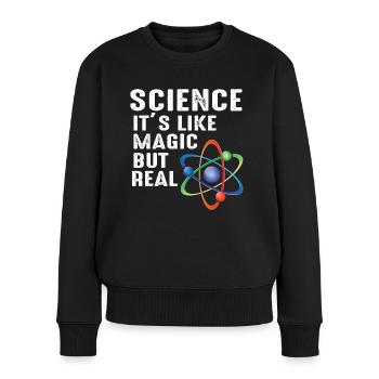 science - Pull Premium bio Femme - noir - Devant - Julia (174cm)