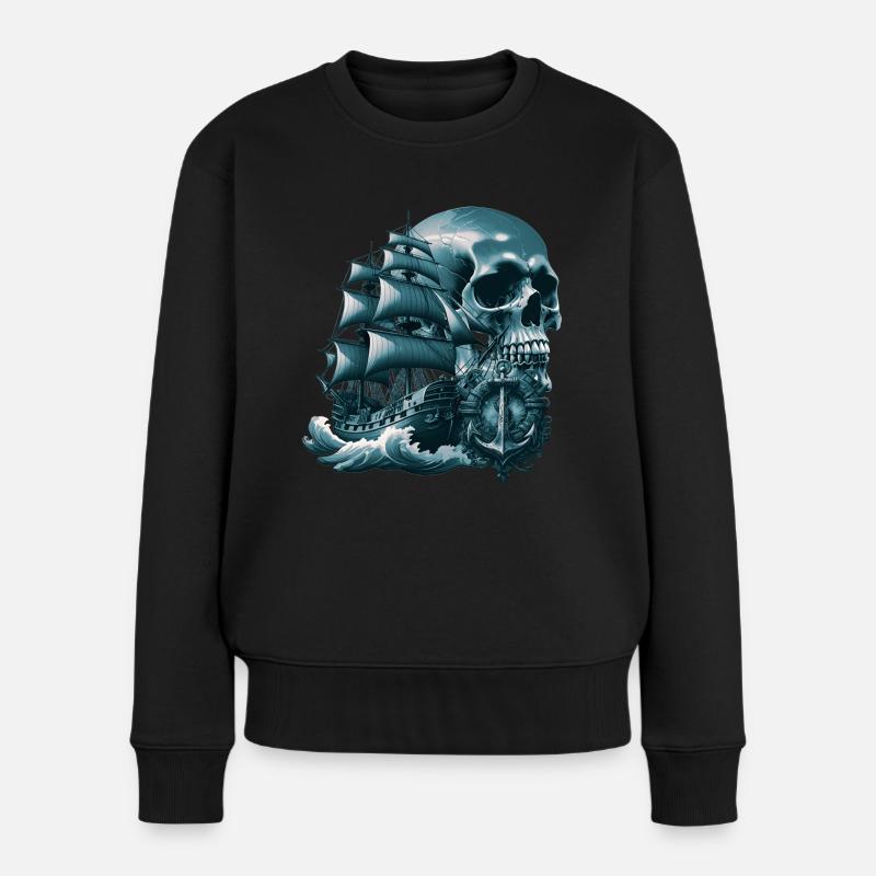 Pirates - Pull Premium bio Femme - noir