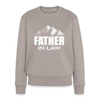Father-in-law - Pull Premium bio Femme - taupe - Devant - Julia (174cm)