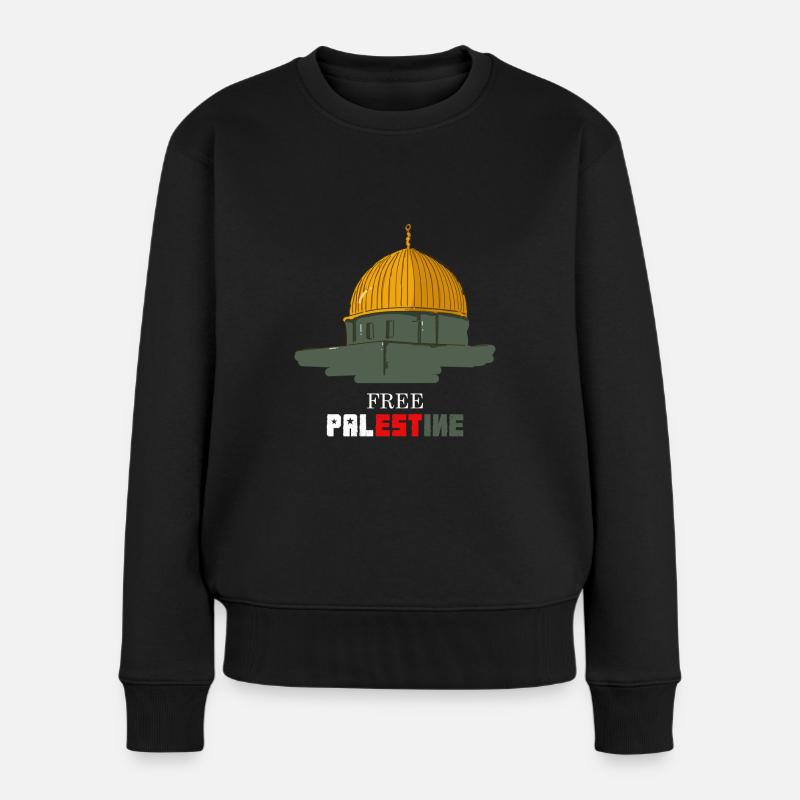 Free palestine - Pull Premium bio Femme - noir