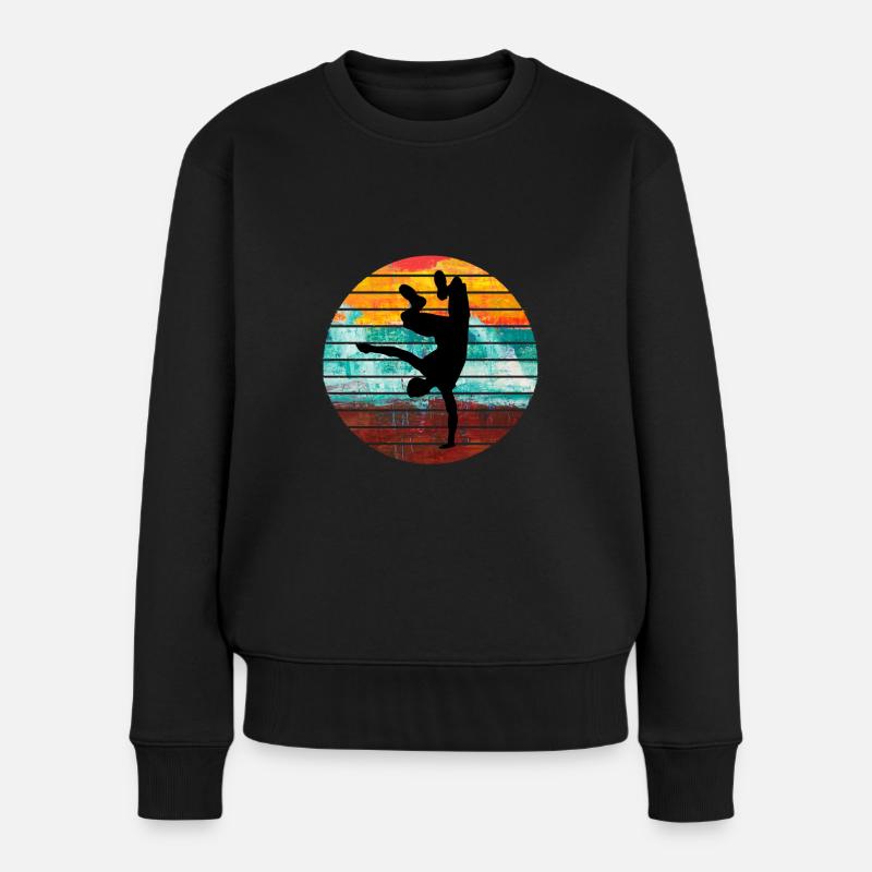 Hip Hop - Pull Premium bio Femme - noir