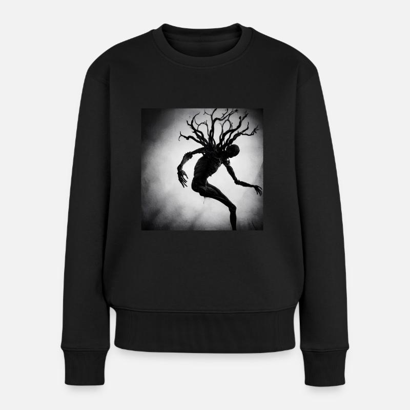 Baumparasit - Frauen Premium Bio Pullover - Schwarz
