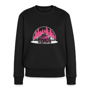 Quad VTT Tout-terrain Quad Riders Femmes - Pull Premium bio Femme - noir - Devant - Julia (174cm)