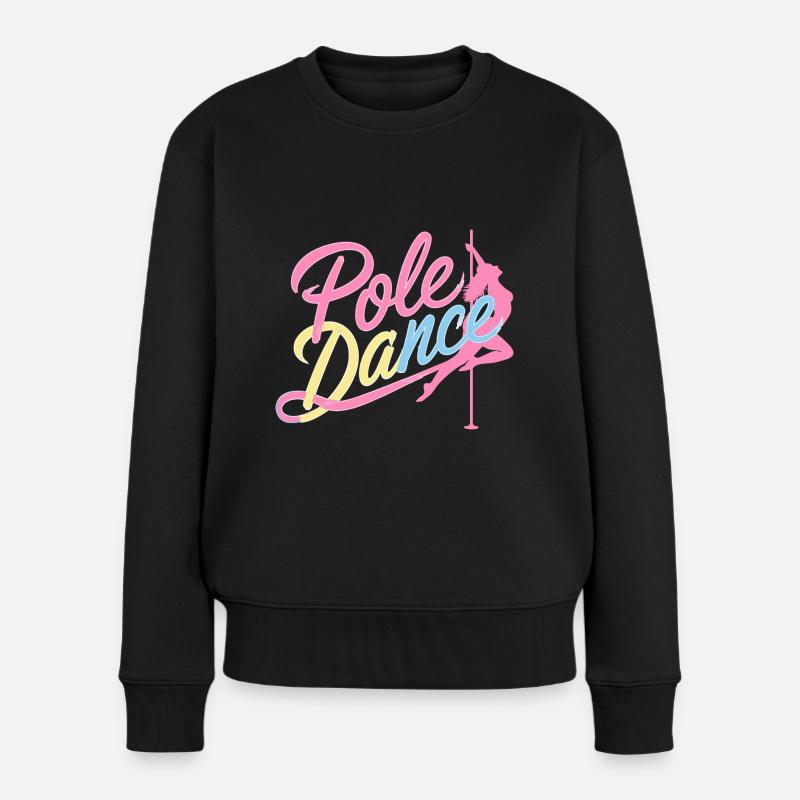 Pole Dance Pole Tänzerin Stangentanz - Frauen Premium Bio Pullover - Schwarz