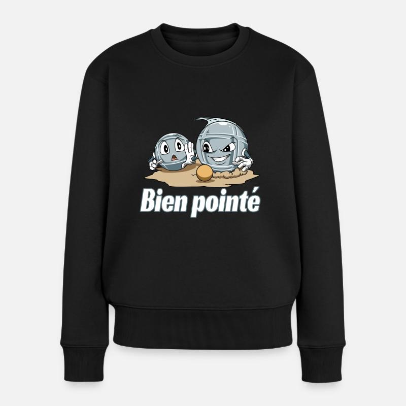 Petanque Petanque Geschenke für einen Petanque - Frauen Premium Bio Pullover - Schwarz