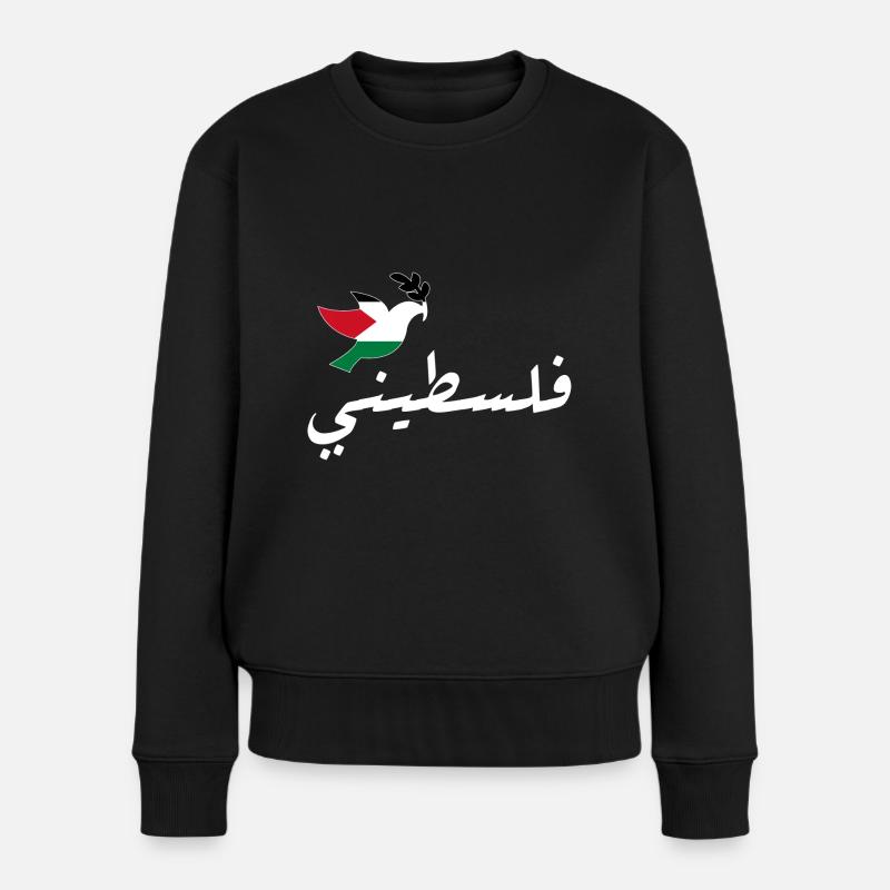 Palestine - Pull Premium bio Femme - noir