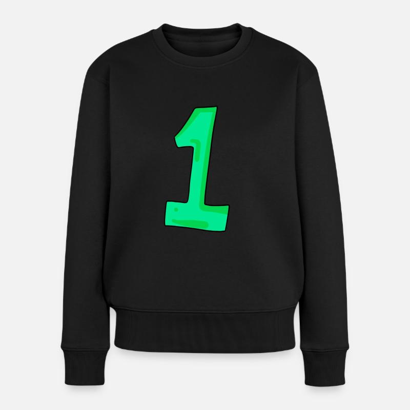 1 - Pull Premium bio Femme - noir