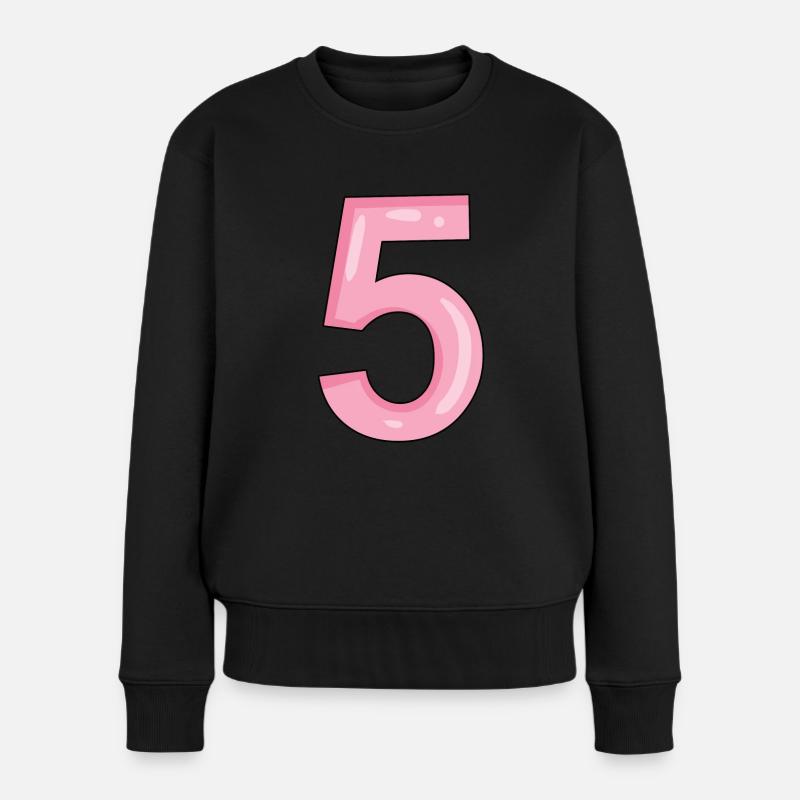 5 Rosa - Pull Premium bio Femme - noir