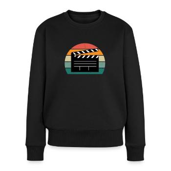 Filmen Regisseur Schauspieler Schauspielerin Film - Frauen Premium Bio Pullover - Schwarz - Vorne - Julia (174cm)