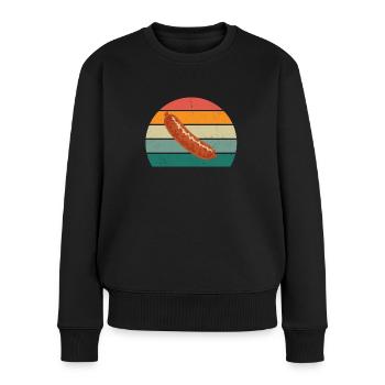 Butcher Fleischer Wurst rind Fleischerei Fleischerei Fleisch - Women's Premium Organic Jumper - black - Front - Julia (174cm)