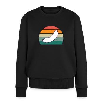 Butcher Fleischer Wurst rind Fleischerei Fleischerei Fleisch - Women's Premium Organic Jumper - black - Front - Julia (174cm)