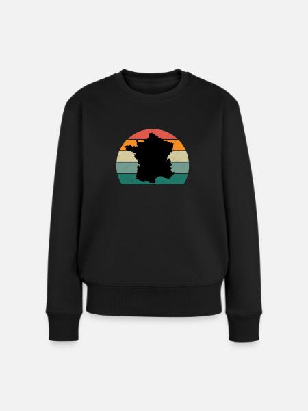 Français Français Paris Marseille Lyon France - Pull Premium bio Femme - noir