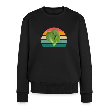 Plante Cultiver Terre Tomate Chou Carotte Légumes - Pull Premium bio Femme - noir - Devant - Julia (174cm)