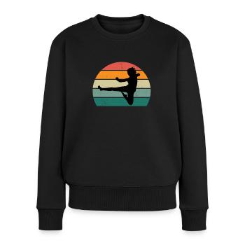 Arts Martiaux Arts Martiaux Judo Aikido Karaté Boxe - Pull Premium bio Femme - noir - Devant - Julia (174cm)