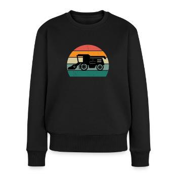 Farmer Farmer Tractor Stable Farm Animal Farmer - Women's Premium Organic Jumper - black - Front - Julia (174cm)