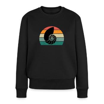 Sea Ocean Water Fish Fish Crab Crab Jellyfish - Women's Premium Organic Jumper - black - Front - Julia (174cm)