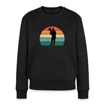 Tuba player Tuba player brass instrument tuba - Women's Premium Organic Jumper - black - Front - Julia (174cm)