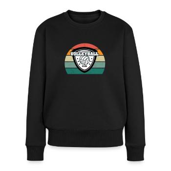 Volleyball Player Schmetterball Volley Volleyball - Women's Premium Organic Jumper - black - Front - Julia (174cm)