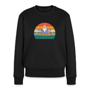 xylofon xylofon spieler musik spielerin xylofonist - Frauen Premium Bio Pullover - Schwarz - Vorne - Julia (174cm)