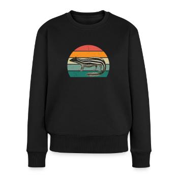 Les mouffettes puent les mammifères défendent la mouffette - Pull Premium bio Femme - noir - Devant - Julia (174cm)