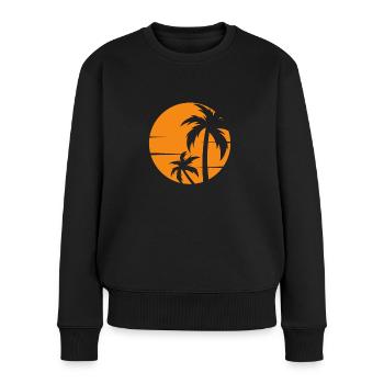 Reisen Reisende Reisender Urlaub Urlauberin Ferien - Frauen Premium Bio Pullover - Schwarz - Vorne - Julia (174cm)