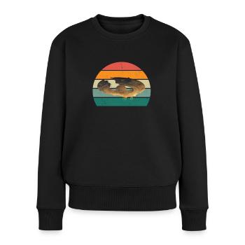 aliens alien space space flying UFOs UFO - Women's Premium Organic Jumper - black - Front - Julia (174cm)