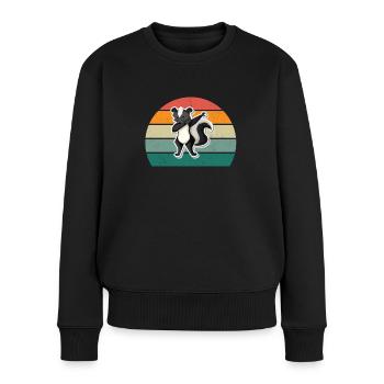 Les mouffettes puent les mammifères défendent la mouffette - Pull Premium bio Femme - noir - Devant - Julia (174cm)