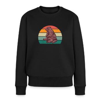Rodents Rodents Hamster Rat Mouse Squirrel - Women's Premium Organic Jumper - black - Front - Julia (174cm)
