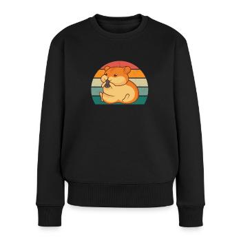Rodents Rodents Hamster Rat Mouse Squirrel - Women's Premium Organic Jumper - black - Front - Julia (174cm)