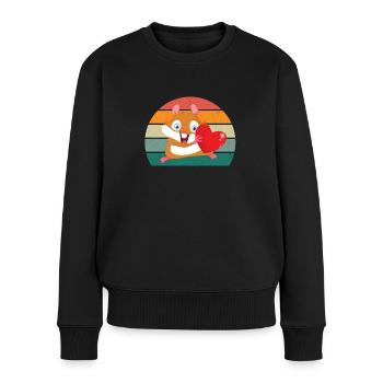 Rodents Rodents Hamster Rat Mouse Squirrel - Women's Premium Organic Jumper - black - Front - Julia (174cm)