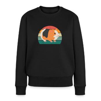 Cochon d’Inde Cochon d’Inde Maman Cochon d’Inde - Pull Premium bio Femme - noir - Devant - Julia (174cm)