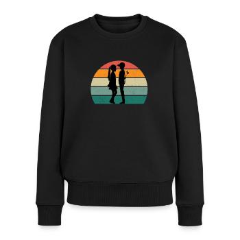 Marriage Marriage Boyfriend Girlfriend Marriage Love - Women's Premium Organic Jumper - black - Front - Julia (174cm)