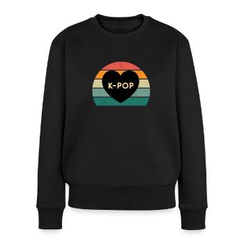 Music Japan K-Popper K-Popperin Musicians K-Pop - Women's Premium Organic Jumper - black - Front - Julia (174cm)