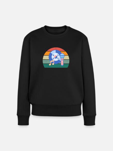 Musik Japan K-Popper K-Popperin Musiker K-Pop - Frauen Premium Bio Pullover - Schwarz