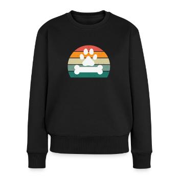 Chat Chaton Chat Maman Chat Papa Maîtresse Chat - Pull Premium bio Femme - noir - Devant - Julia (174cm)