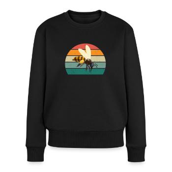 Insect crawling flies wings ants insects - Women's Premium Organic Jumper - black - Front - Julia (174cm)
