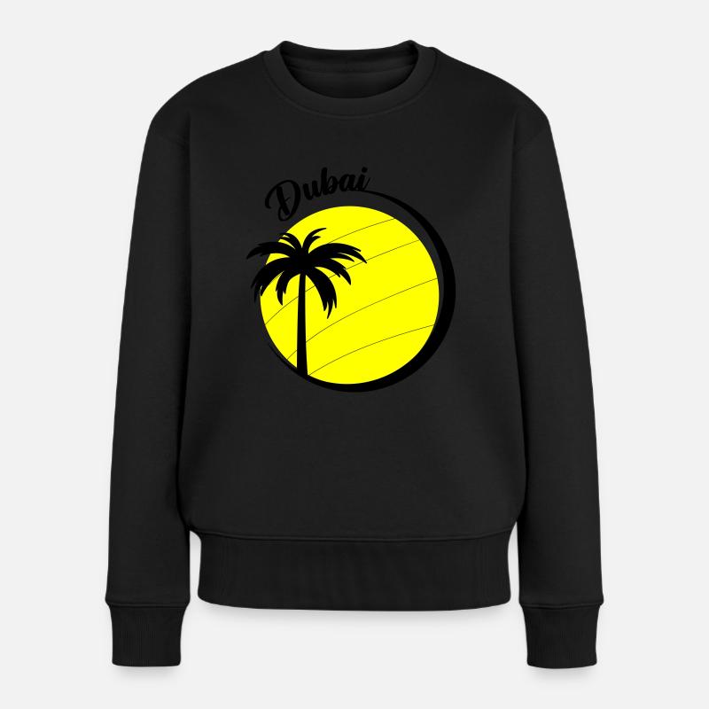 dubai - Frauen Premium Bio Pullover - Schwarz