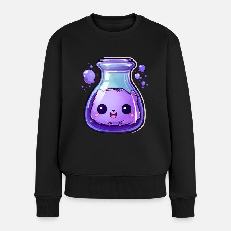 Potion Kawaii mignonne - Pull Premium bio Femme - noir